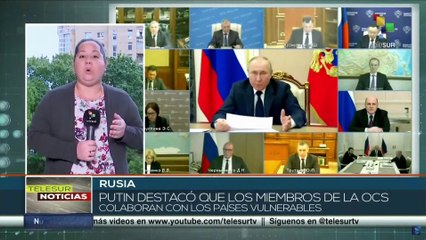 Pdte. Vladímir Putin instó a Occidente a abandonar el egoísmo económico
