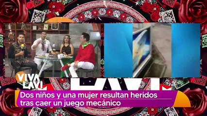 Menores resultan heridos tras cer  un juego mecánico
