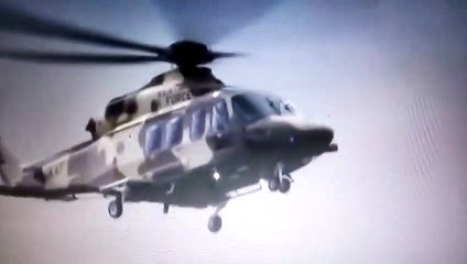 For the First Time, Since He Was Elected President, William Ruto Lands in a KAF Chopper