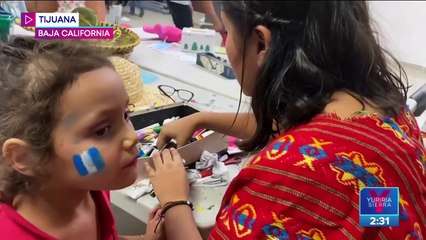 Así celebraron migrantes el Grito de Independencia en Tijuana