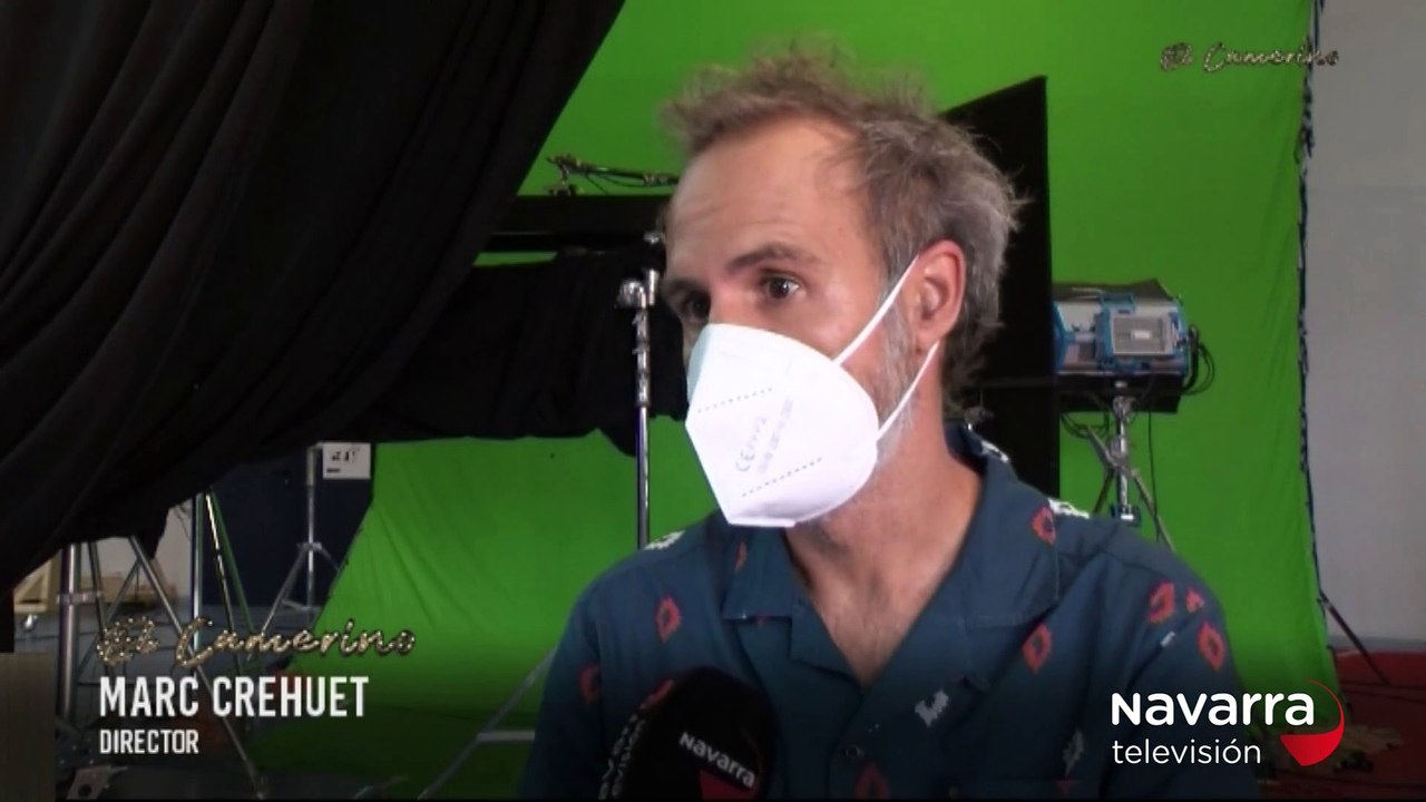 17/9/2020  Rodaje de  “Espejo, espejo” en Pamplona con Malena Alterio,  Santi Millán y Carlos Areces