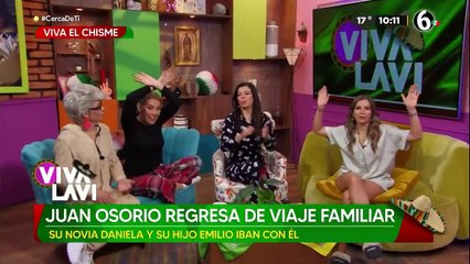 Juan Osorio disfruta de vacaciones con su novia y su hijo Emilio