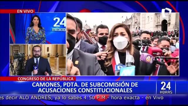 Congreso: Reacciones tras elección de Camones como presidenta de subcomisión de A.C.