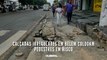 Calçadas irregulares em Belém colocam pedestres em risco