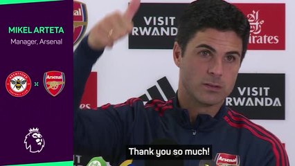 Download Video: 'Thank you, I will send it back' - Arteta hoping to end Manager of the Month curse