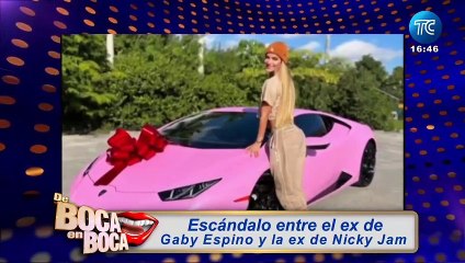 Escándalo entre el ex de Gaby Espino y la ex de Nicky Jam