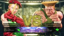 Cammy vs Guile (Hardest AI) - Street Fighter V