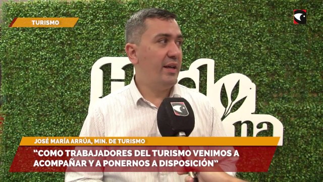 “Como trabajadores del turismo venimos a acompañar y a ponernos a disposición”