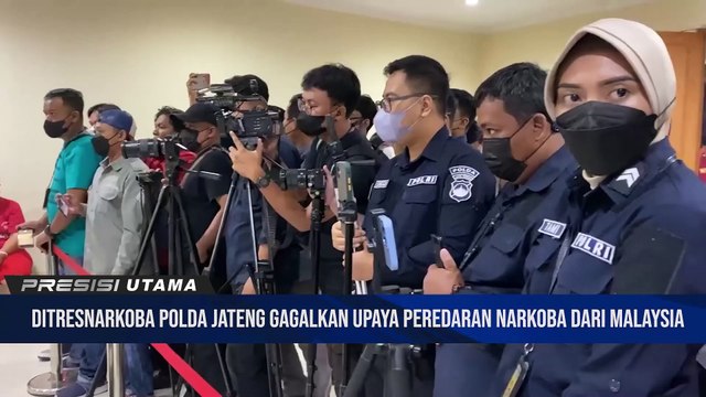Ditresnarkoba Polda Jateng Kembali Bongkar Peredaran Sabu Jaringan Internasional Dari Malaysia