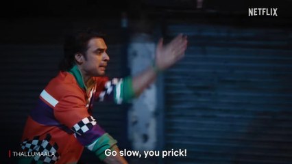 The Ultimate Bicycle Chase Ft. Tovino Thomas   Thallumaala   Netflix India