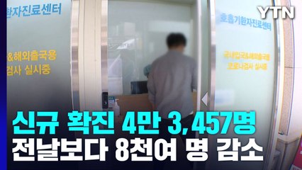 신규 확진 4만 3,457명, 8천여 명 ↓...모더나 2가 백신 추가 도입 / YTN