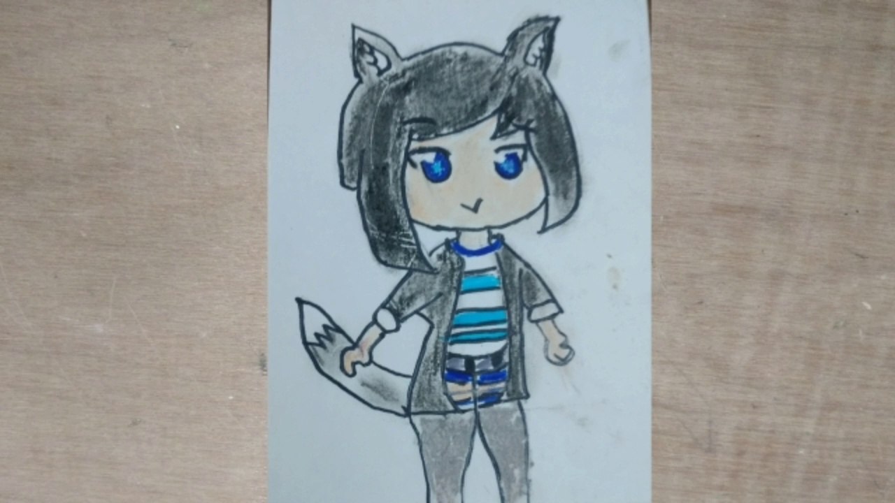 How to draw Moe Gacha life tiktok