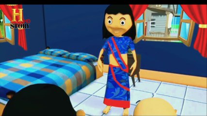 Chinky bna churail -cartoon story - viral - short