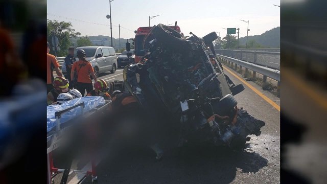 도난 차량 역주행 충돌...1명 사망·2명 부상 / YTN