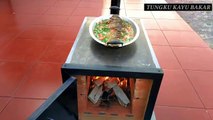 Tungku kayu bakar 094 || Make a wood stove out of smokeless clay