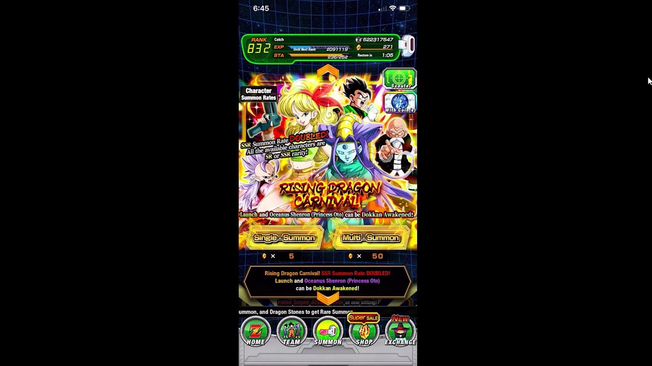 DBZ Dokkan Battle: (2020) Halloween Dokkan Festival Banner Summons