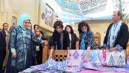 Emine Erdoğan'dan ‘Ebedi Şehir’de tarihe yolculuk