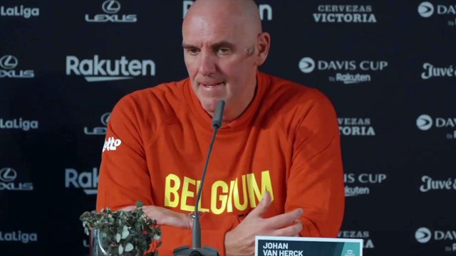 Coupe Davis 2022 - Johan Van Herck : C'est très décevant mais on a en Belgique de très bons joueurs de Coupe Davis et il faut être confiant pour l'avenir