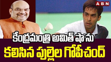 కేంద్రమంత్రి అమిత్ షా ను కలిసిన పుల్లెల గోపీచంద్ | AmitShah | ABN Telugu