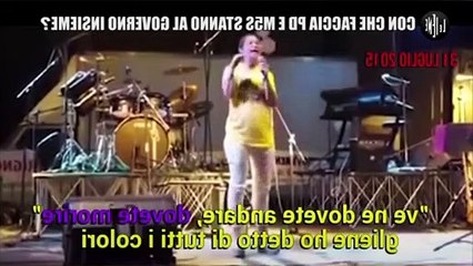 Quando Paola Taverna gridava merde al PD