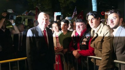 Cumhurbaşkanı Erdoğan, ABD’de! Sevgi seliyle karşılandı