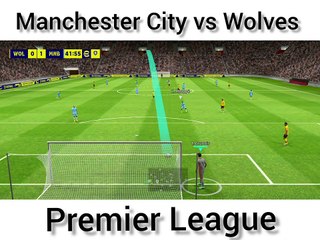 Manchester City vs Wolves premier League match 2022 .