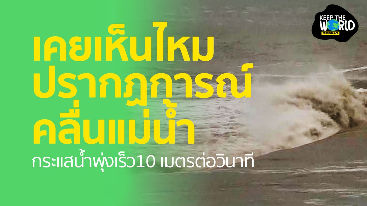 ชมปรากฏการณ์คลื่นแม่น้ำสูงถึง 10 เมตรหนึ่งปีมีครั้งเดียว l KEEP THE WORLD