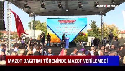 Kılıçdaroğlu'nun katıldığı mazot dağıtım töreninde traktöre mazot verilemedi
