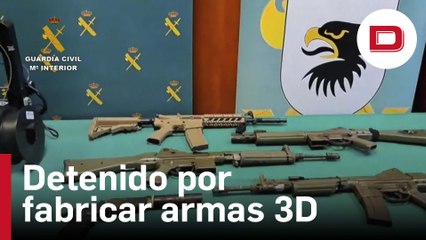 Detenido por fabricar armas con una impresora 3D en su vivienda en Bermeo