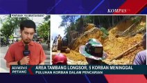 Ekskavator Dikerahkan dalam Upaya Pencarian Puluhan Korban Tambang Emas Ilegal yang Longsor