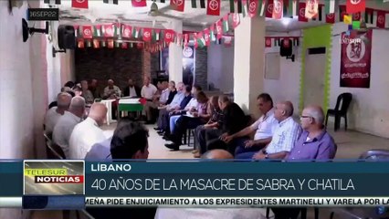 Líbano: Movimientos sociales condenan la masacre de Sabra y Chatila a 40 años del hecho