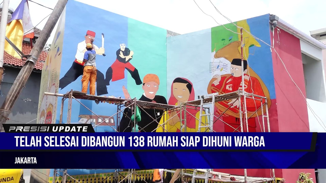Revitalisasi Pemukiman Warga "Kampung Gembira Gembrong" Sudah Mencapai 90 Persen