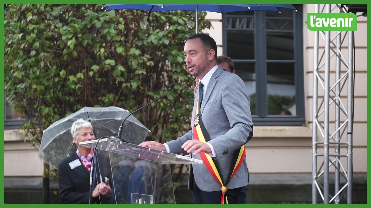 Namur: discours du maïeur aux fêtes de Wallonie