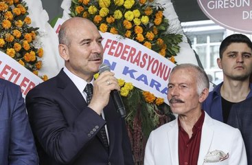 BAKAN SOYLU GİRESUN GÖNÜLLÜLERİ DERNEĞİ AÇILIŞINA KATILDI