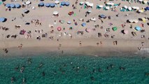 Antalya gündem: Alanya sahillerinde hafta sonu yoğunluğu yaşanıyor