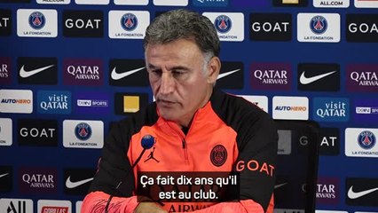 8e j. - Galtier : "Je n’ai jamais pensé à enlever le brassard à Marquinhos"