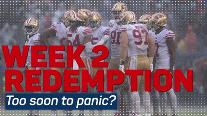 NFL Week 2 Redemption: Too soon to panic?