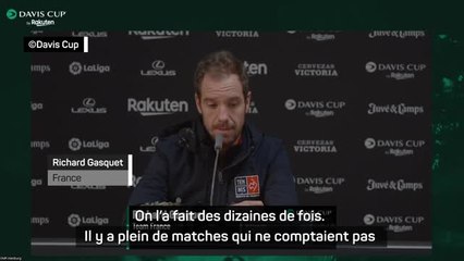Coupe Davis - Gasquet : "Ça s'est joué à des points près..."