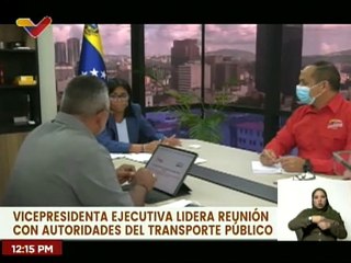 Vcpdta. Delcy Rodríguez lidera reunión con autoridades del transporte público y Metro de Caracas