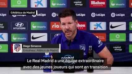 6e j. - Simeone prêt pour le derby : "Jouer pour faire mal au Real"