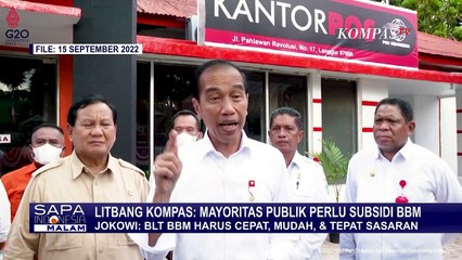 Descargar video: Litbang Kompas: Mayoritas Publik Perlu Subsidi Harga BBM, Bagaimana Rencana Pemerintah Kedepannya?