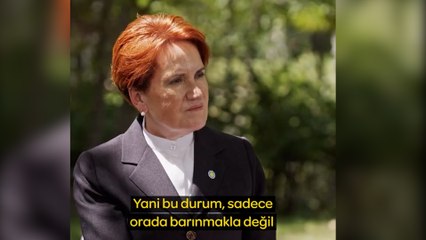 Akşener: Meydanlardan nutuk atıp gençlerin sesini bastırarak acı gerçekler değişmez