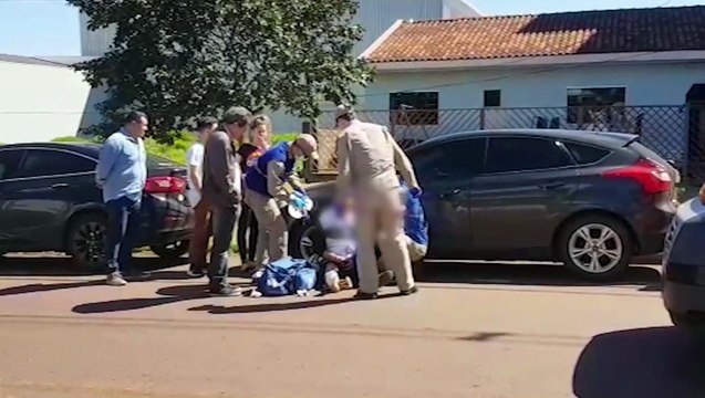 Homem fica ferido após colisão de trânsito no Bairro Pacaembu