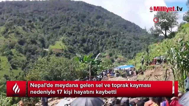 Nepal'de sel ve toprak kayması: 17 ölü