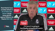 Ancelotti expects hostile Madrid derby