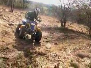 Bonne glissade en quad