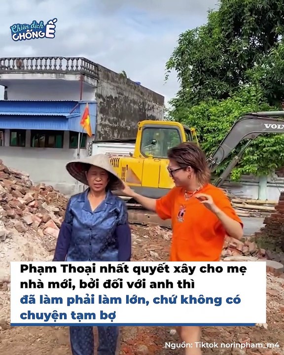 Phạm Thoại xây nhà mới cho mẹ: "Tôi làm được bạn cũng làm được" | Điện Ảnh Net