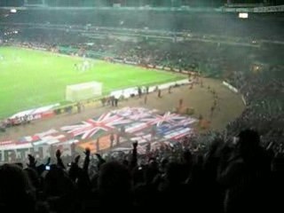 Bremen Rangers fans party UEFA Cup