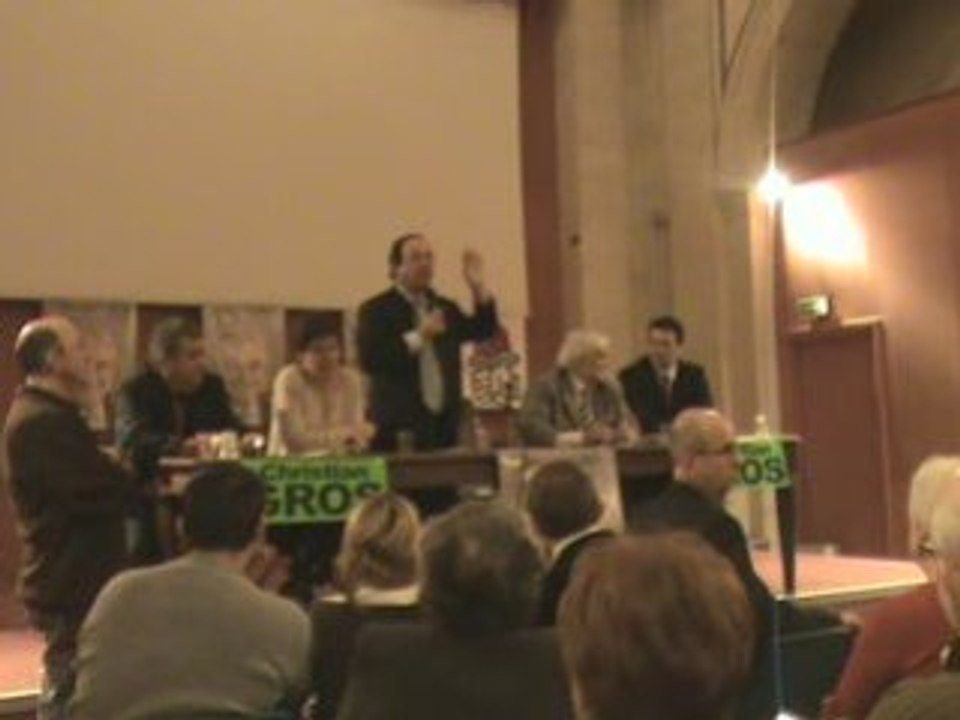 Fin de discours de François Hollande Carpentras