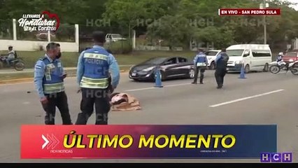 Mujer muere arrollada por un vehículo en bulevar de San Pedro Sula